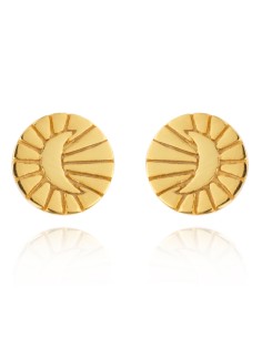 Pendientes Circulo Luna - 5 mm 2