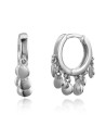 Pendientes Aro Chapas - 13 mm