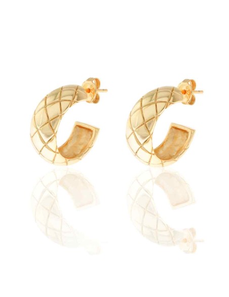 Pendientes Semi Aro - 14 mm