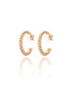 Pendientes Semi Aro Curvas- 15 mm 2