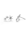 Pendientes 3 Estrellas - 14 * 7 mm