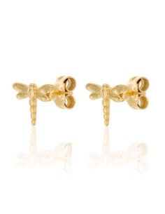 Pendientes Libélula - 7*9 mm - Bañado Oro y Plata Rodiada 2