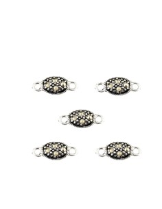 Entrepieza Circonita - Ovalado 8mm 2