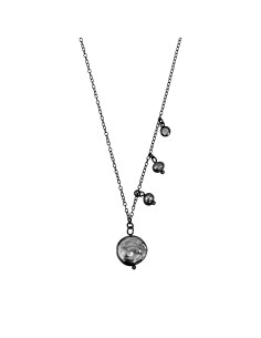 Collar - Perla y Circonita - 38+3cm 2