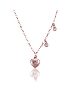 Collar Circonita - Corazon - 40+3cm 2