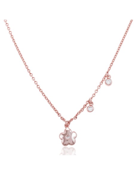 Collar Circonita - Flor - 40+3cm Collar Circonita - Flor - 40+3cm