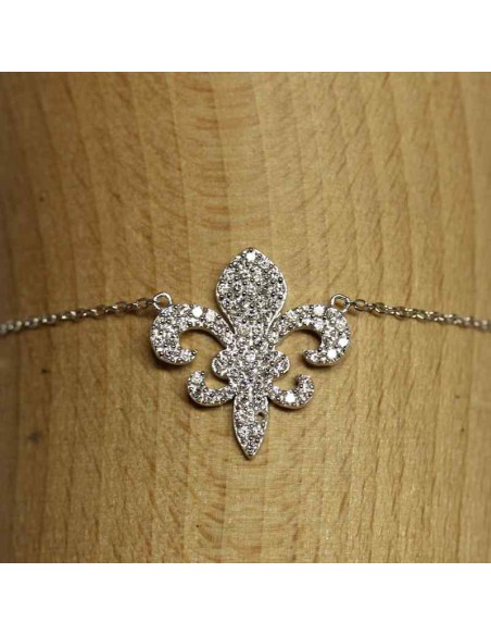 Collar Circonita - Flor - 38+3cm