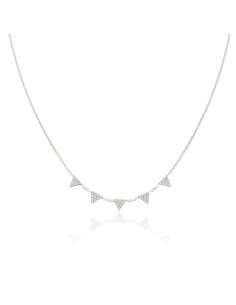 Collar Circonita - Triangulo - 40+3cm 2