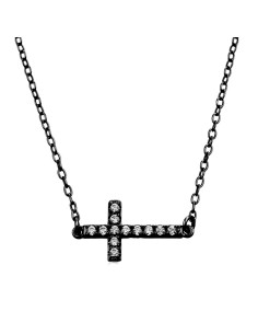 Collar Circonita - Cruz - 40+3cm 2