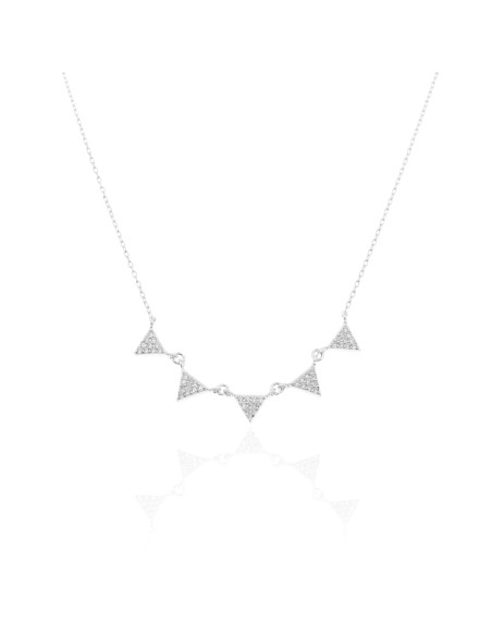 Collar Circonita-5 Triangulos