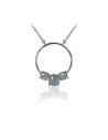 Collar 3 Mineral - Circulo 22mm - 38+2+2cm