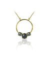 Collar 3 Mineral - Circulo 22mm - 38+2+2cm