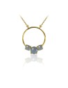 Collar 3 Mineral - Circulo 22mm - 38+2+2cm