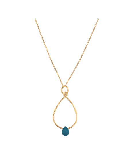 Collar Mineral - Lagrima - 41+2+2cm