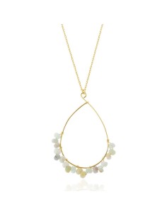 Collar Mineral - Lagrima - 38+2+2cm 2