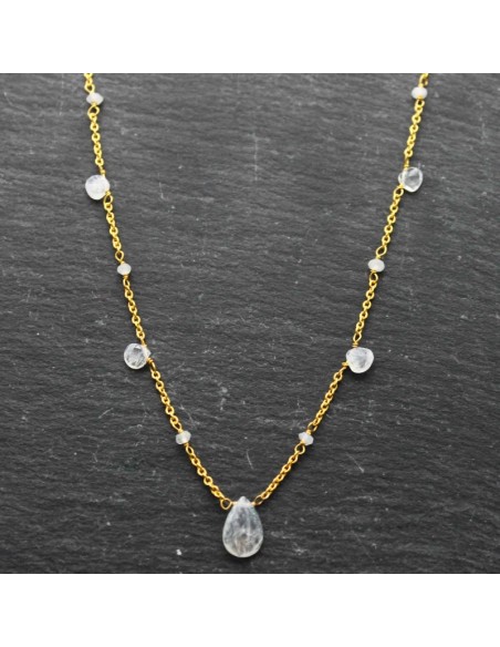 Collar Mineral - 5 Lagrima - 39 + 4 cm