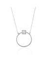 Collar Mineral - Circulo - 38+2+2cm