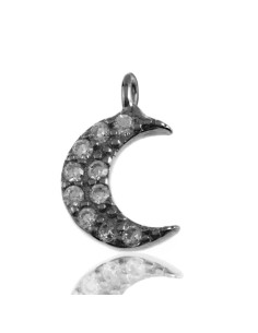 Charm Circonita - Luna 7*5mm 2