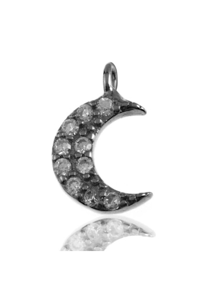 Charm Circonita - Luna 7*5mm