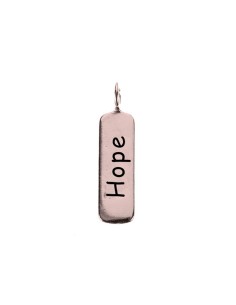 Charm Placa - Hope 16*5mm 2
