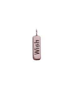 Charm Placa - Wish 16*5mm 2