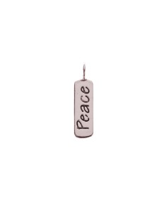 Charm Placa - Peace 16*5mm 2