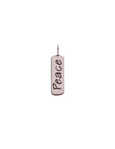 Charm Placa - Peace 16*5mm