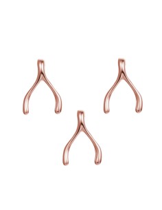 Charm Plata - Hueso Suerte 11mm 2