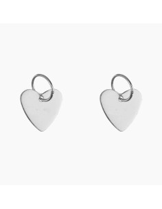 Charm Plata - Corazon 9*9mm 2