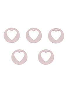 Charm Plata - Corazon 12mm 2