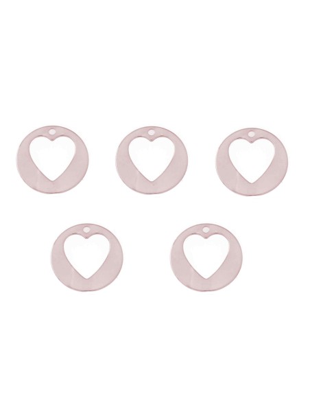 Charm Plata - Corazon 12mm