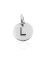 Charm Plata -  Letra 8mm