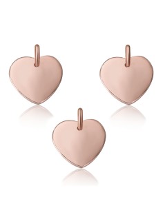 Charm - Liso Corazon 9*7mm 2