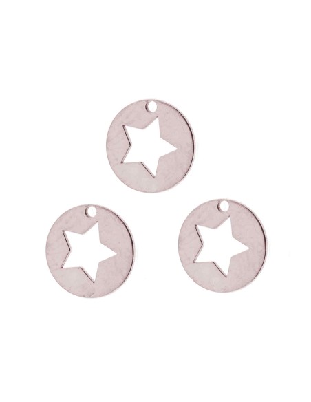Charm - Placa Estrella 12mm