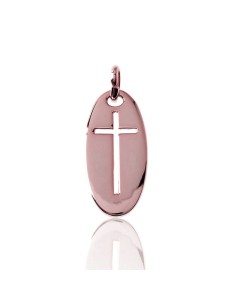 Colgante - Chapa Cruz - 10*20mm 2