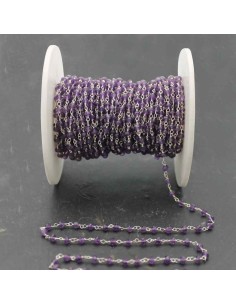 Cadena Rosario - Amatista 1m 2