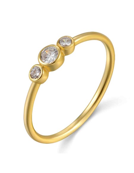 Anillo Circonita - CZ 2 Y 3 MM