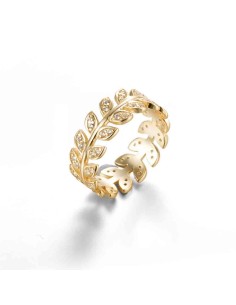 Anillo Circonita - Hojas 2
