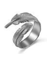 Anillo Plata - Pluma