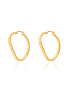 Pendientes Aro - 2*2 mm - Bañado Oro y Plata Rodiada 2