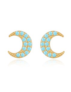 Pendientes Circonita - Luna 2