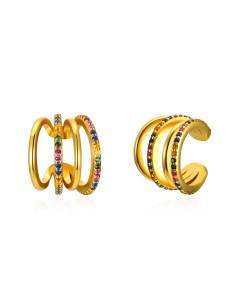 Pendientes Circonita - Earcuff 2