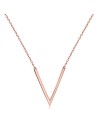 Collar Plata -  "V"