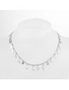 Collar Plata - Choker Charms