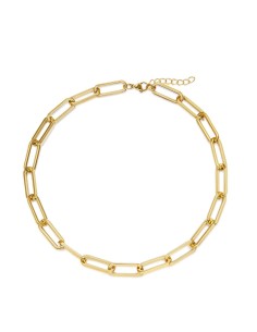 Collar Acero - Eslabon - 38+4cm y 45+5cm 2