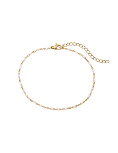 Tobillera Acero - Enamel - 20+5cm - Bañado Oro 2