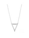 Collar Plata - Triangulo - 14*18mm