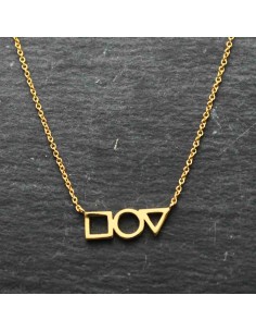 Collar Plata - Geometrico - 5*15mm 2