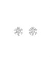 Pendientes Dormilonas Copo de nieve 7 mm