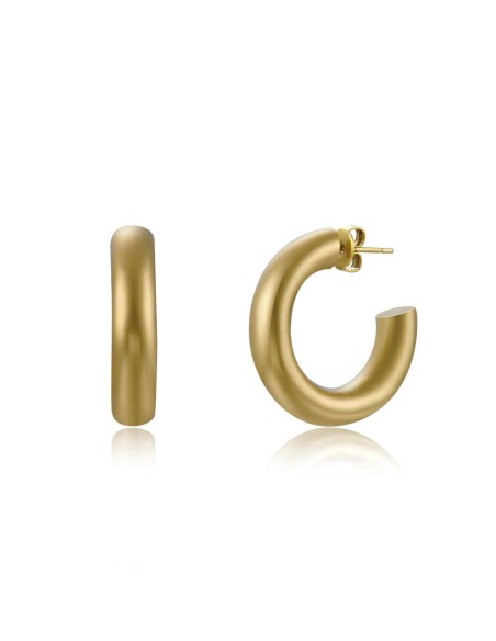 Pendientes Aro Bronce Retro 25mm